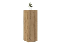 vidaxl Móvel De Tv*Móveis TV 2 pcs 30,5x30x90 cm deriv. madeira carvalho artisiano Castanho