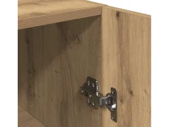 vidaxl Móvel De Tv*Móveis TV 2 pcs 30,5x30x90 cm deriv. madeira carvalho artisiano Castanho