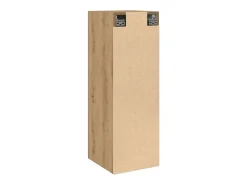 vidaxl Móvel De Tv*Móveis TV 2 pcs 30,5x30x90 cm deriv. madeira carvalho artisiano Castanho
