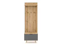 Móvel de entrada Nordic D carvalho evoke / tabilla / grafite 65 cm^ Outlet