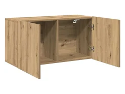 vidaxl Móvel De Tv*Móvel de parede para TV 80x30x41 cm carvalho artisiano Natural claro