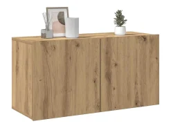 vidaxl Móvel De Tv*Móvel de parede para TV 80x30x41 cm carvalho artisiano Natural claro