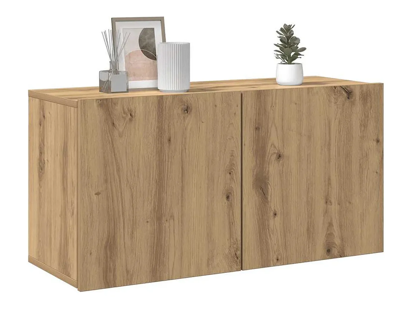 vidaxl Móvel De Tv*Móvel de parede para TV 80x30x41 cm carvalho artisiano Natural claro