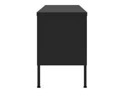 vidaxl Móvel De Tv*Móvel de TV aço 105x35x50 cm Preto