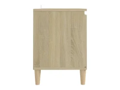 vidaxl Móvel De Tv*Móvel de TV c/ pernas de madeira 103,5x35x50 cm carvalho sonoma Natural claro