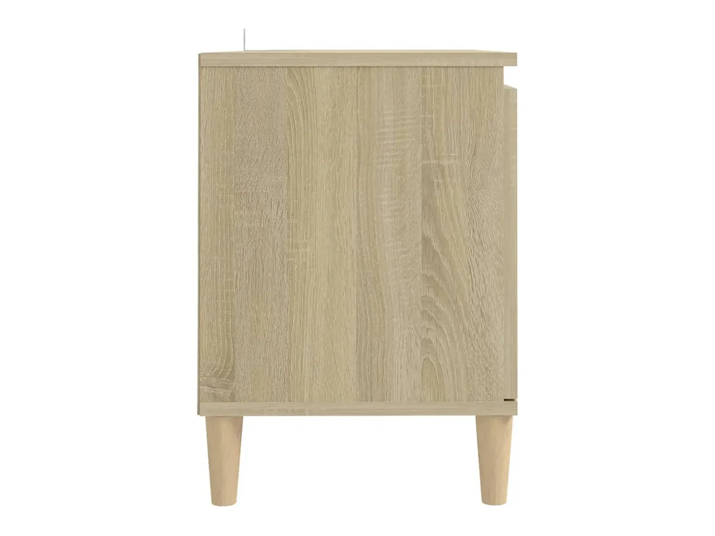 vidaxl Móvel De Tv*Móvel de TV c/ pernas de madeira 103,5x35x50 cm carvalho sonoma Natural claro