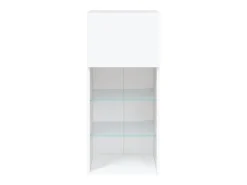 vidaxl Móvel De Tv*Móvel de TV com luzes LED 40,5x30x90 cm Branco