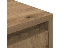 vidaxl Móvel De Tv*Móvel de TV com luzes LED 160,5x41x50 cm carvalho artisiano Castanho