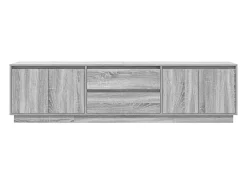 vidaxl Móvel De Tv*Móvel de TV com luzes LED 193,5x41x50 cm sonoma Cinzento