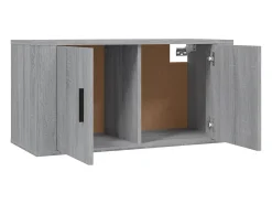 vidaxl Móvel De Tv*Móvel de TV de parede 80x34,5x40 cm sonoma Cinzento