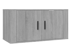 vidaxl Móvel De Tv*Móvel de TV de parede 80x34,5x40 cm sonoma Cinzento