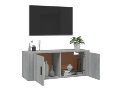 vidaxl Móvel De Tv*Móvel de TV de parede 100x34,5x40 cm sonoma Cinzento