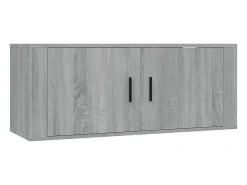 vidaxl Móvel De Tv*Móvel de TV de parede 100x34,5x40 cm sonoma Cinzento