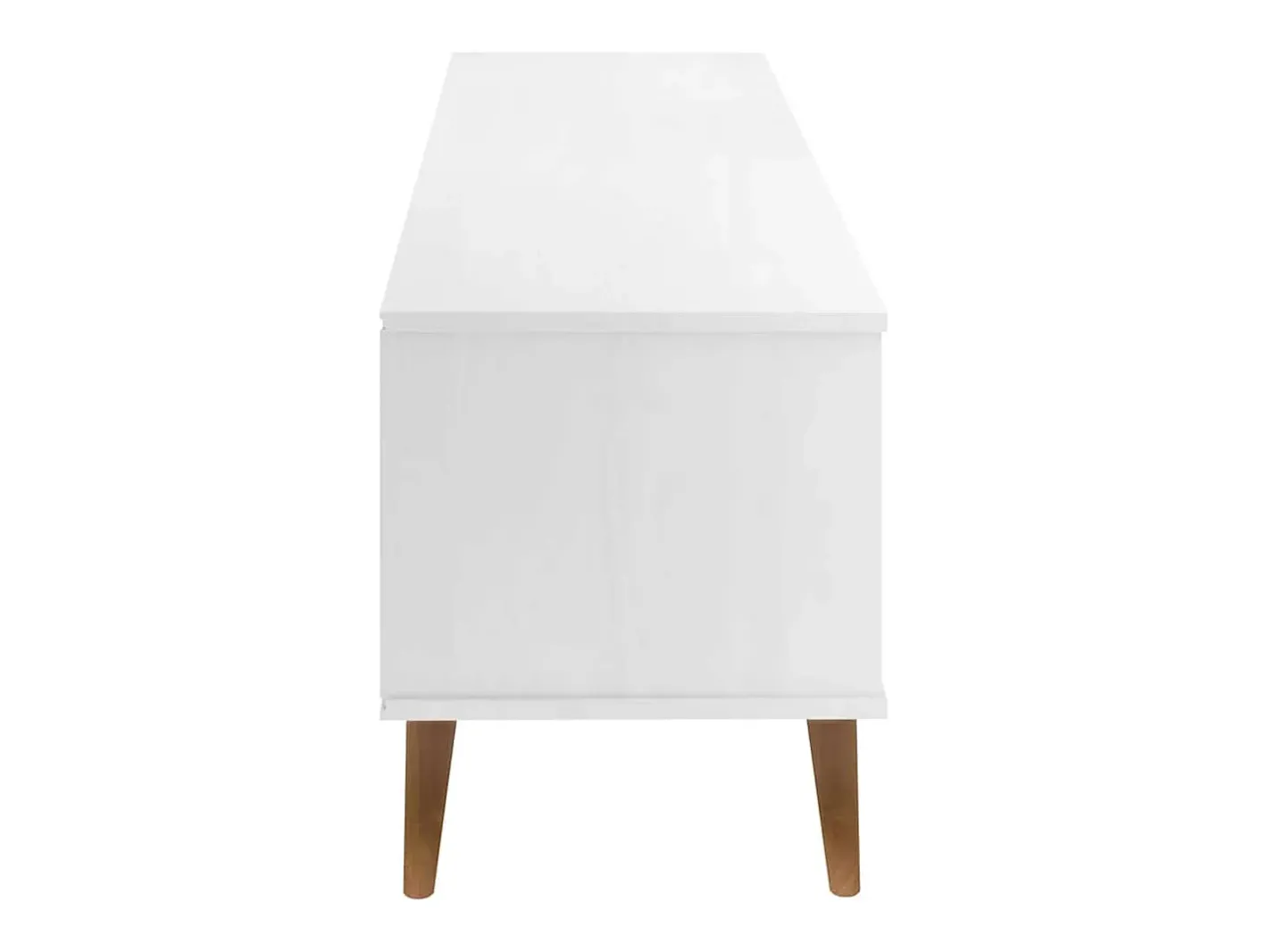 vidaxl Móvel De Tv*Móvel de TV MOLDE 158x40x49 cm pinho maciço Branco