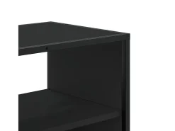 Clearance Móvel de TV multimídia prateleira de televisão televisão buffet sala de jantar sala de estar quarto 100 x 31 x 39,5 cm madeira trabalhada e metal 02_0025440 Móvel De Tv