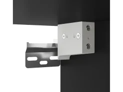 Clearance Móvel de TV multimídia prateleira de televisão televisão buffet sala de jantar sala de estar quarto 100 x 31 x 39,5 cm madeira trabalhada e metal 02_0025440 Móvel De Tv