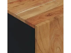 vidaxl Móvel De Tv*Móvel de TV 80x33x46 cm acácia maciça/derivados madeira Castanho