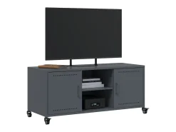 vidaxl Móvel De Tv*Móvel de TV 100,5x39x43,5 cm aço antracite Cinza antracite