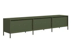 vidaxl Móvel De Tv*Móvel de TV 202x39x43,5 cm aço laminado a frio -azeitona Verde