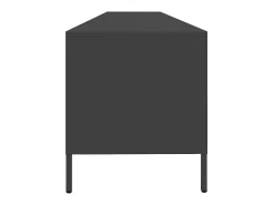 vidaxl Móvel De Tv*Móvel de TV 202x39x43,5 cm aço laminado a frio Preto