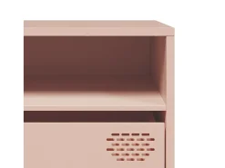 vidaxl Móvel De Tv*Móvel de TV 202x39x43,5 cm aço laminado a frio Rosa