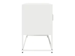 vidaxl Móvel De Tv*Móvel de TV 100,5x39x60,5 cm aço laminado a frio Branco