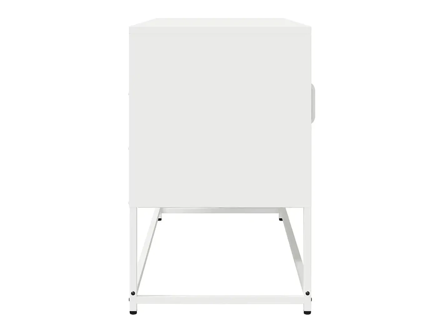 vidaxl Móvel De Tv*Móvel de TV 100,5x39x60,5 cm aço laminado a frio Branco