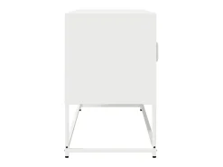 vidaxl Móvel De Tv*Móvel de TV 100,5x39x60,5 cm aço laminado a frio Branco