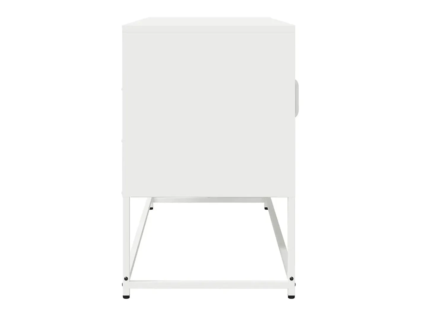 vidaxl Móvel De Tv*Móvel de TV 100,5x39x60,5 cm aço laminado a frio Branco
