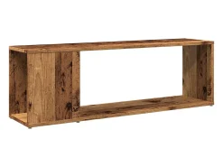 vidaxl Móvel De Tv*Móvel de TV 100x24x32 cm derivados de madeira madeira velha Castanho