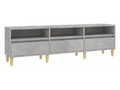 vidaxl Móvel De Tv*Móvel de TV 150x30x44,5 cm derivados de madeira cinza cimento Cinzento