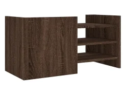 vidaxl Móvel De Tv*Móvel de TV 80x35x40 cm derivados de madeira carvalho Castanho