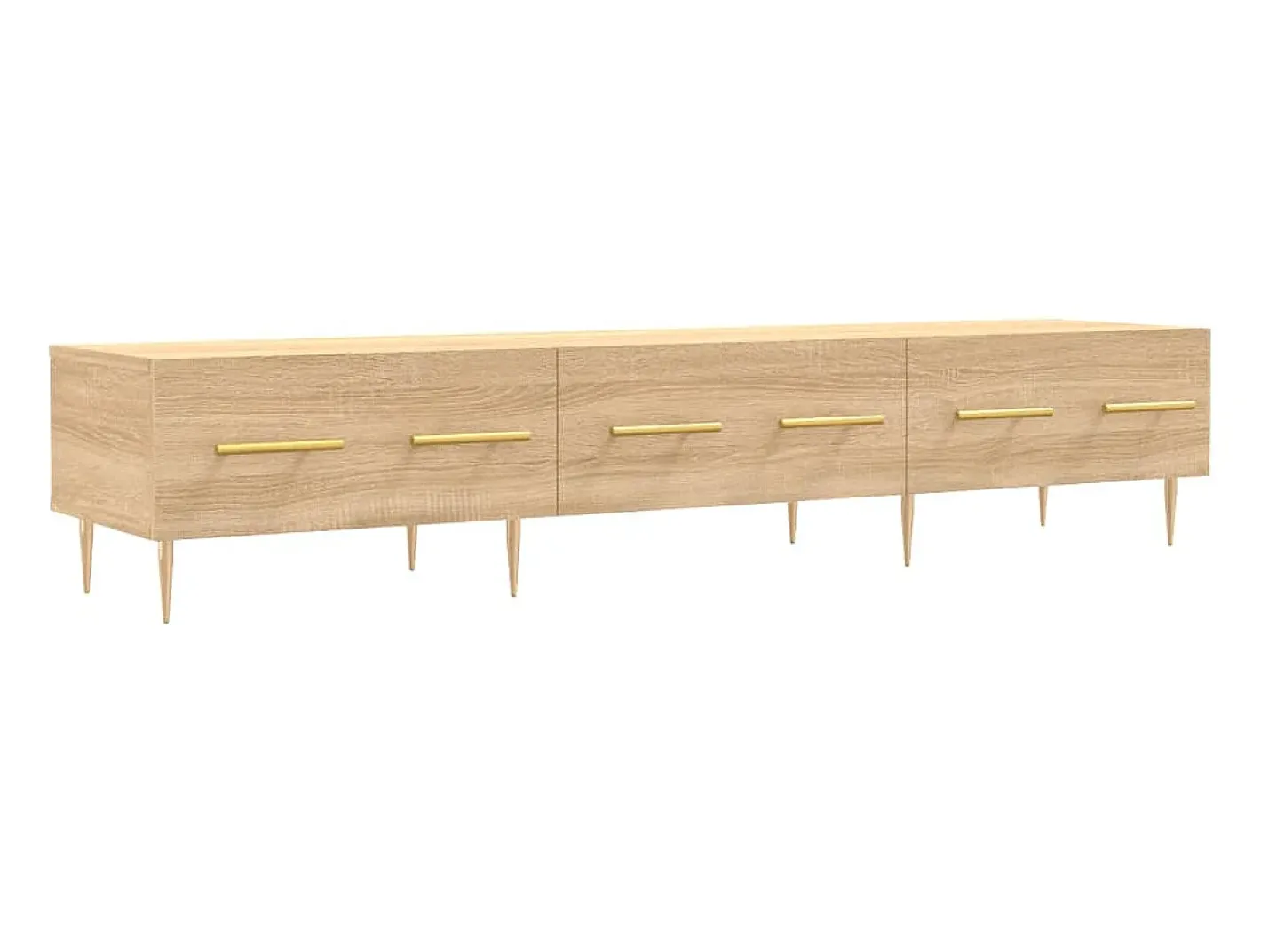 vidaxl Móvel De Tv*Móvel de TV 150x36x30 cm derivados de madeira carvalho sonoma Castanho