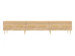 vidaxl Móvel De Tv*Móvel de TV 150x36x30 cm derivados de madeira carvalho sonoma Castanho