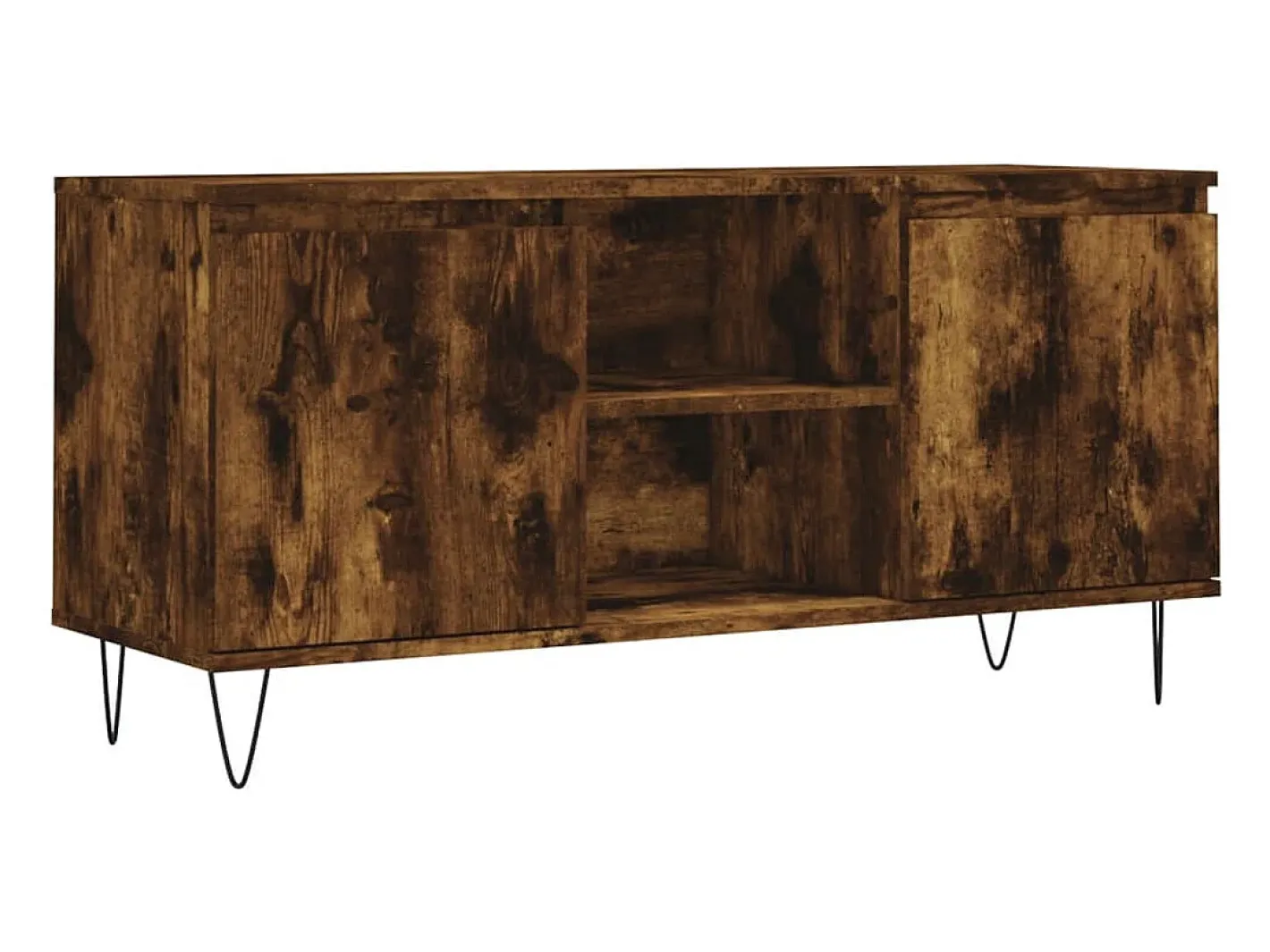 vidaxl Móvel De Tv*Móvel de TV 104x35x50 cm derivados de madeira carvalho fumado Castanho