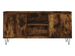 vidaxl Móvel De Tv*Móvel de TV 104x35x50 cm derivados de madeira carvalho fumado Castanho