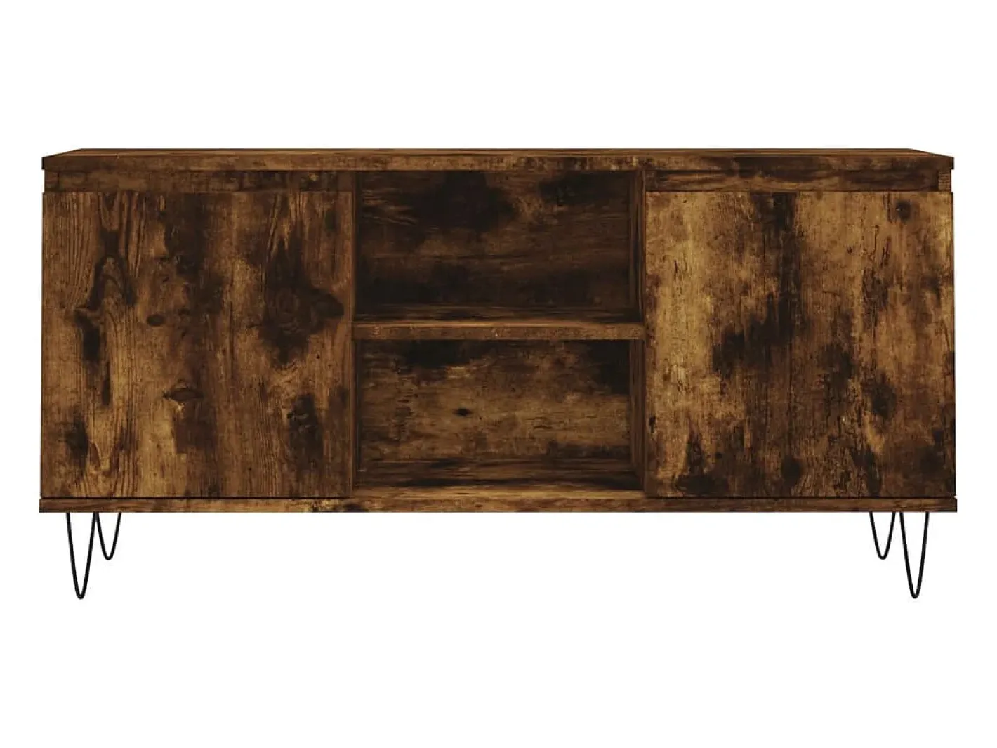 vidaxl Móvel De Tv*Móvel de TV 104x35x50 cm derivados de madeira carvalho fumado Castanho