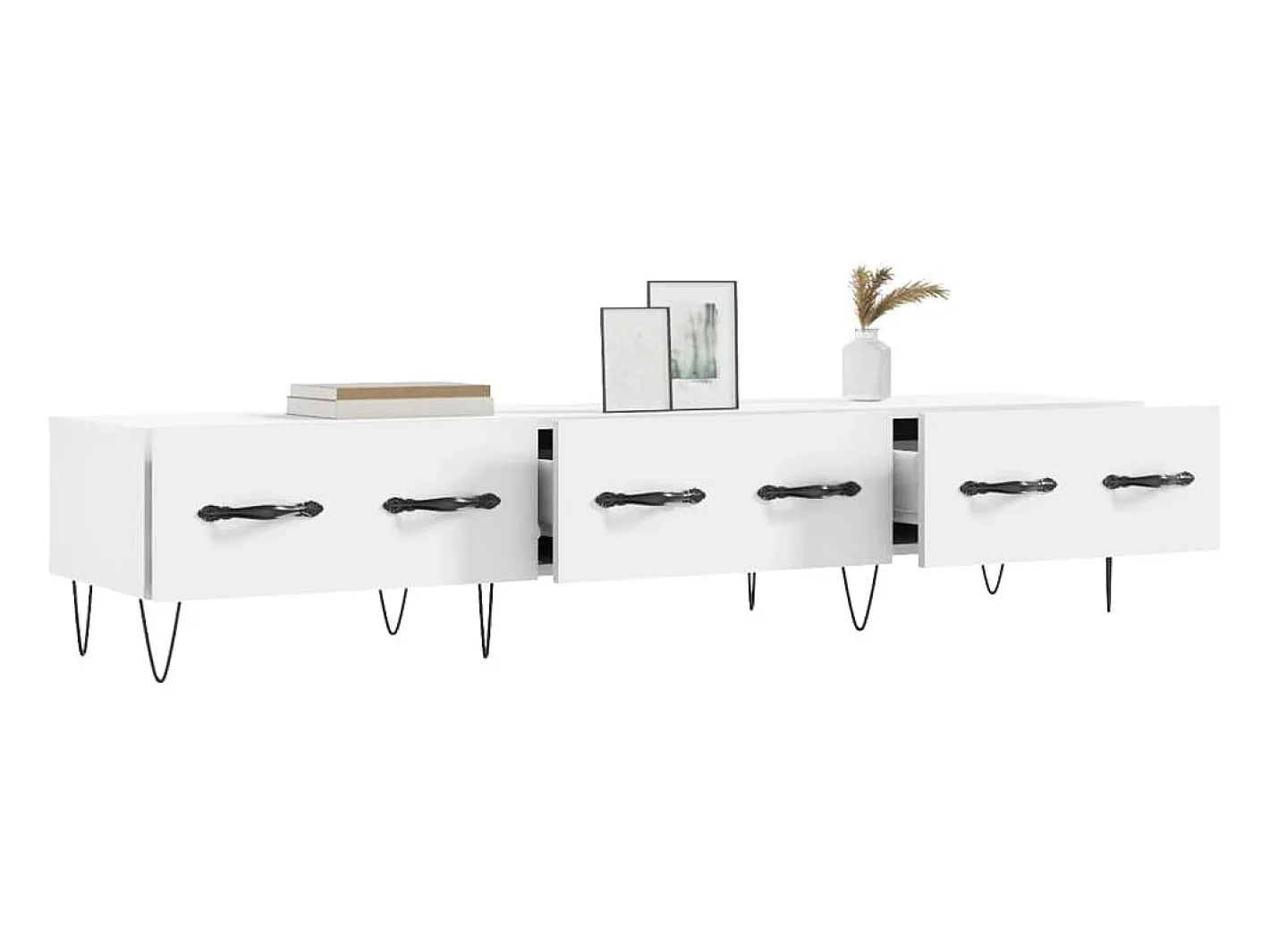 vidaxl Móvel De Tv*Móvel de TV 150x36x30 cm derivados de madeira Branco