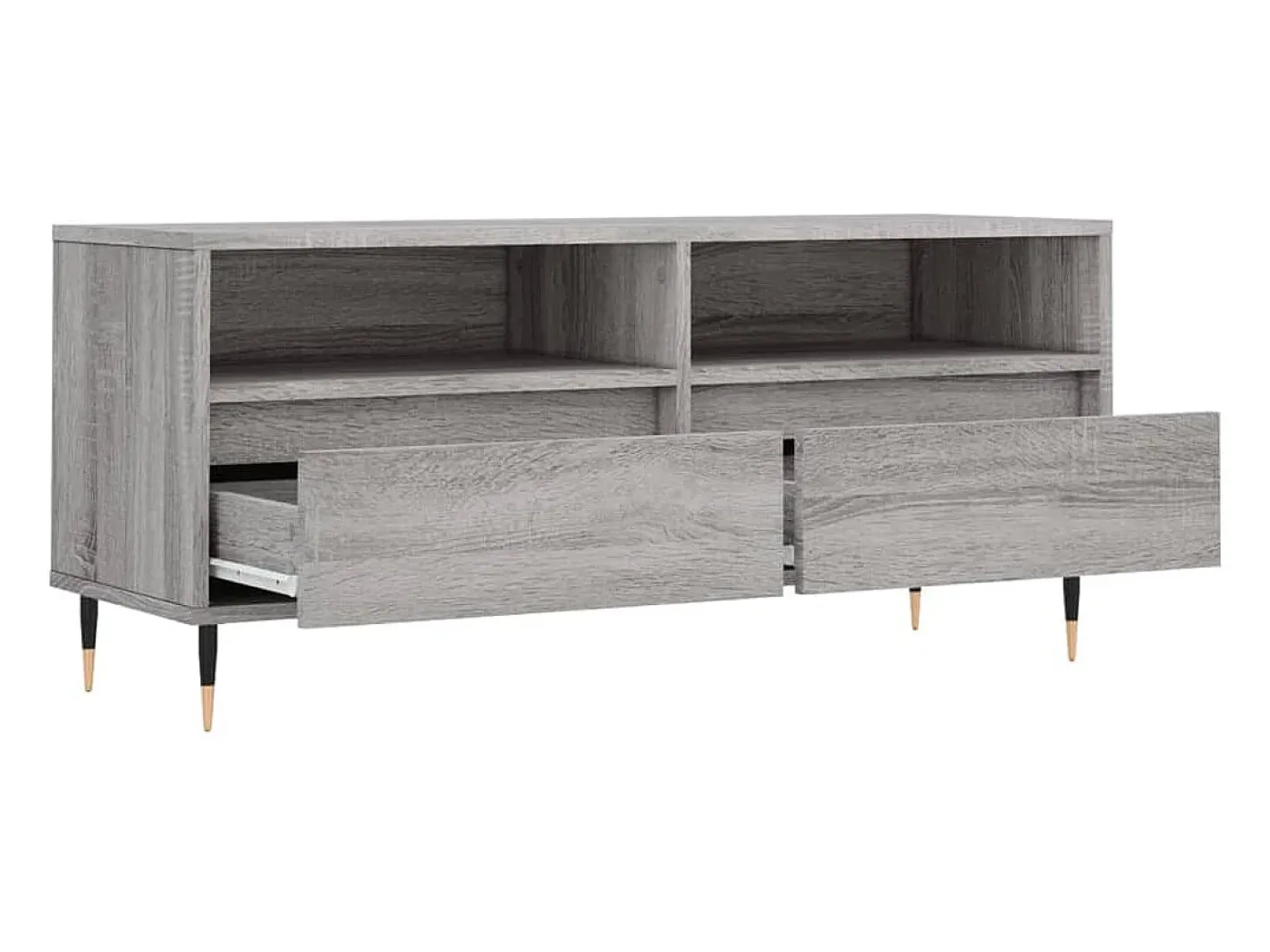 vidaxl Móvel De Tv*Móvel de TV 100x34,5x44,5 cm derivados madeira sonoma Cinzento