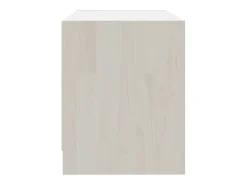 vidaxl Móvel De Tv*Móvel de TV 80x31x39 cm madeira de pinho maciça Branco