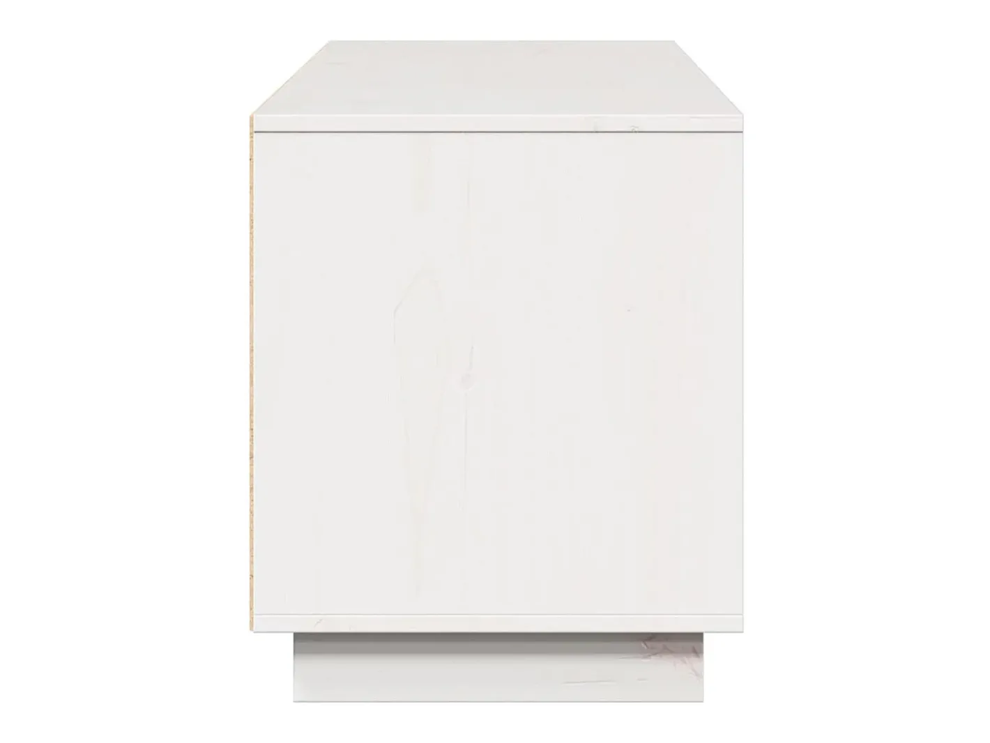 vidaxl Móvel De Tv*Móvel de TV 156x37x45 cm madeira de pinho maciça Branco