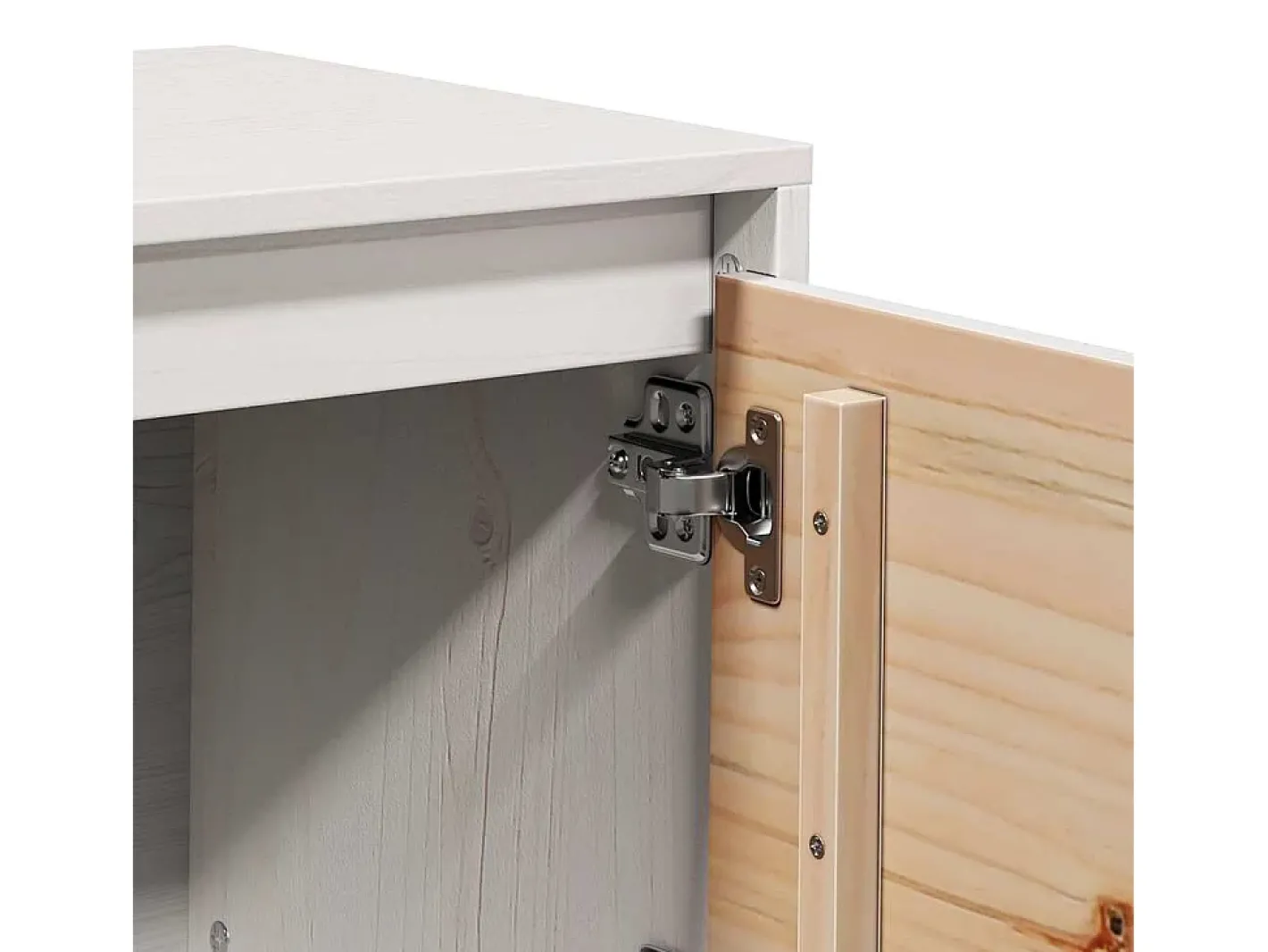vidaxl Móvel De Tv*Móvel de TV 156x37x45 cm madeira de pinho maciça Branco