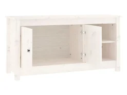 vidaxl Móvel De Tv*Móvel de TV 103x36,5x52 cm madeira de pinho maciça Branco