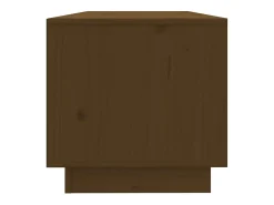 vidaxl Móvel De Tv*Móvel de TV 90x35x35 cm madeira de pinho maciça mel Castanho