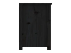 vidaxl Móvel De Tv*Móvel de TV 103x36,5x52 cm madeira de pinho maciça Preto