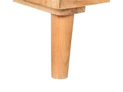 vidaxl Móvel De Tv*Móvel de TV 100x30x40 cm madeira de acácia maciça Natural claro