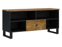 vidaxl Móvel De Tv*Móvel de TV 100x33x46 cm mangueira maciça/derivados madeira Castanho