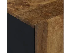 vidaxl Móvel De Tv*Móvel de TV 80x33x46 cm mangueira maciça/derivados madeira Castanho