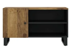 vidaxl Móvel De Tv*Móvel de TV 80x33x46 cm mangueira maciça/derivados madeira Castanho