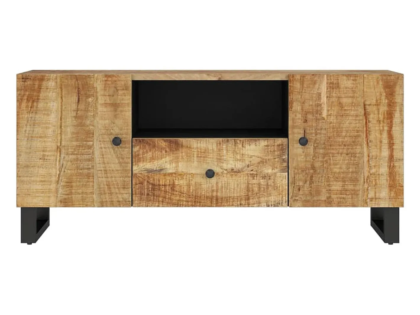 vidaxl Móvel De Tv*Móvel de TV 105x33,5x46 cm mangueira maciça/derivados madeira Castanho